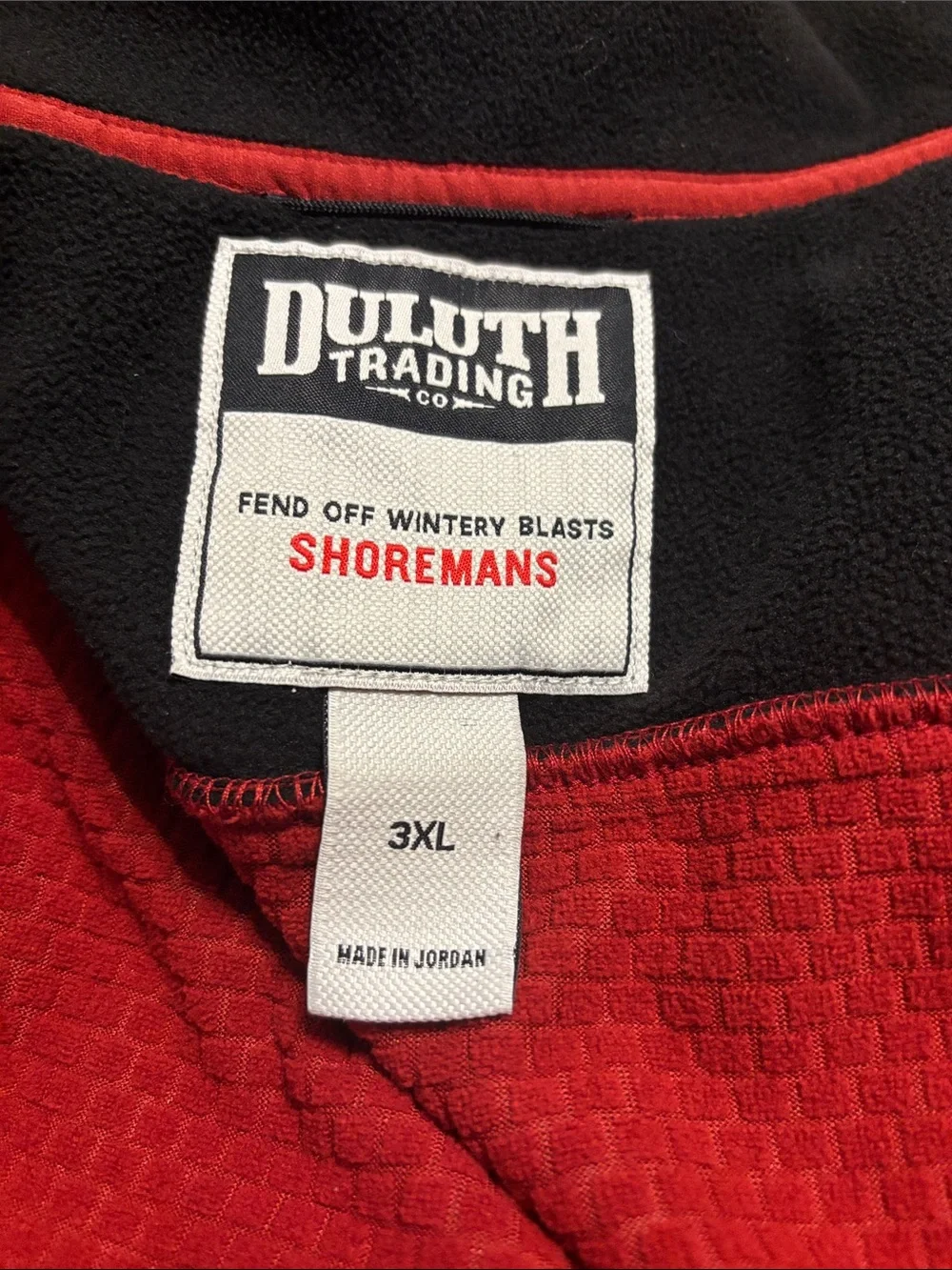 Duluth Trading Co Shoreman’s Fleece Gridlock Vest